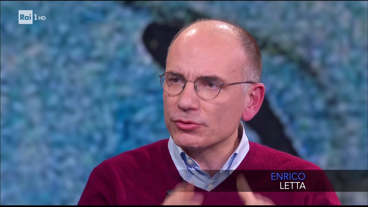 Che Tempo Che Fa, Enrico Letta ‘contro’ Lino Banfi: “Imparare non è una cosa da sbeffeggiare”