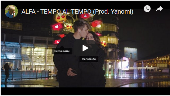 Alfa, Tempo al tempo: testo e video ufficiale