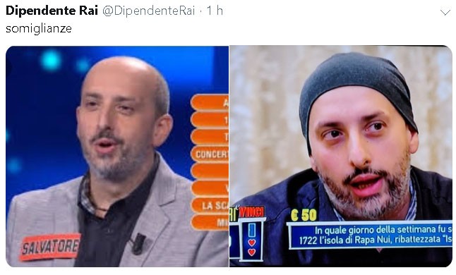 AprieVinci, il concorrente ‘casalingo’ Salvatore già a L’Eredità? La produzione risponde su Twitter