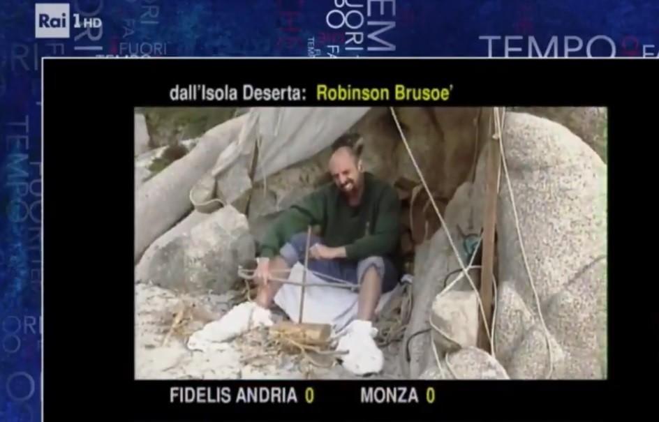 Paolo Brosio naufrago all’Isola. Vent’anni fa Quelli che il calcio aveva previsto tutto