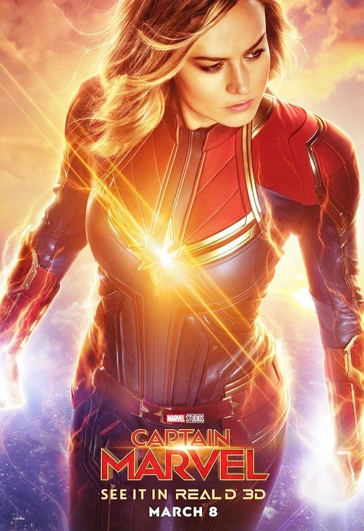 Captain Marvel: locandine ufficiali del film con Brie Larson