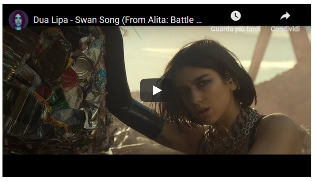 Dua Lipa, Swan Song: testo, traduzione e video della canzone colonna sonora di “Alita – Angelo della battaglia”