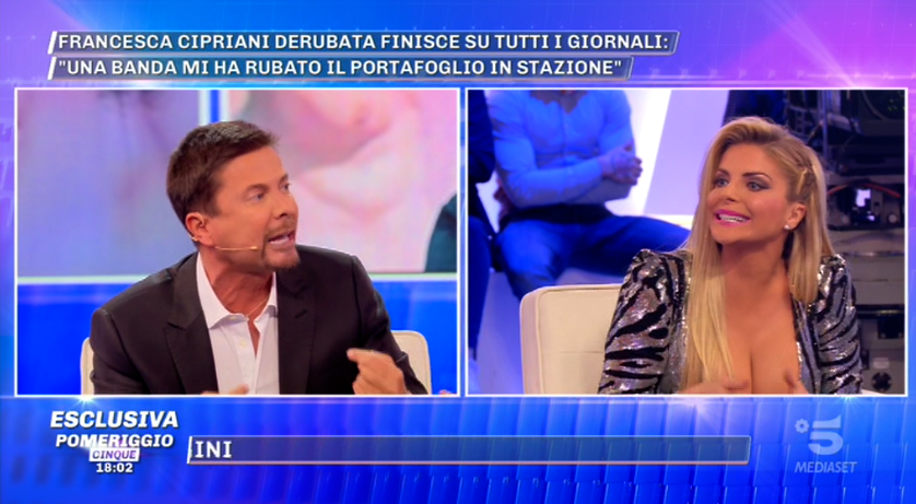 A Pomeriggio 5 si parla di immigrazione con Francesca Cipriani e Biagio d’Anelli