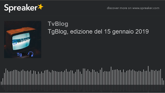TgBlog, edizione 15 gennaio 2019