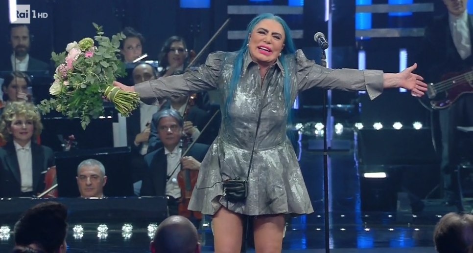 Sanremo 2019, Loredana Bertè, standing ovation dopo l’esibizione