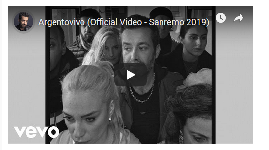 Sanremo 2019: Daniele Silvestri – Argento Vivo (testo e video ufficiale)