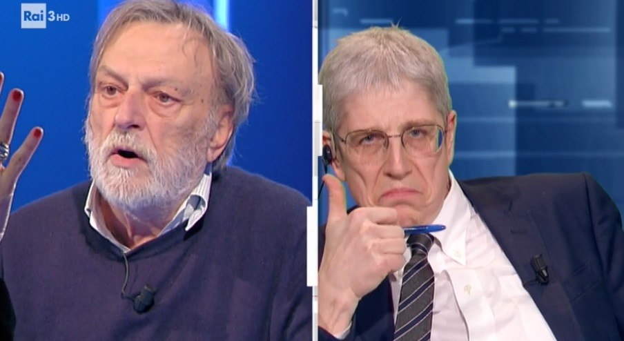 Cartabianca, Gino Strada litiga con Mario Giordano: “Vada alla guardia psichiatrica”. E gli rifà il verso