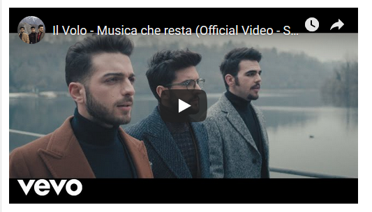 Sanremo 2019, Il Volo – Musica che resta (testo e video ufficiale)