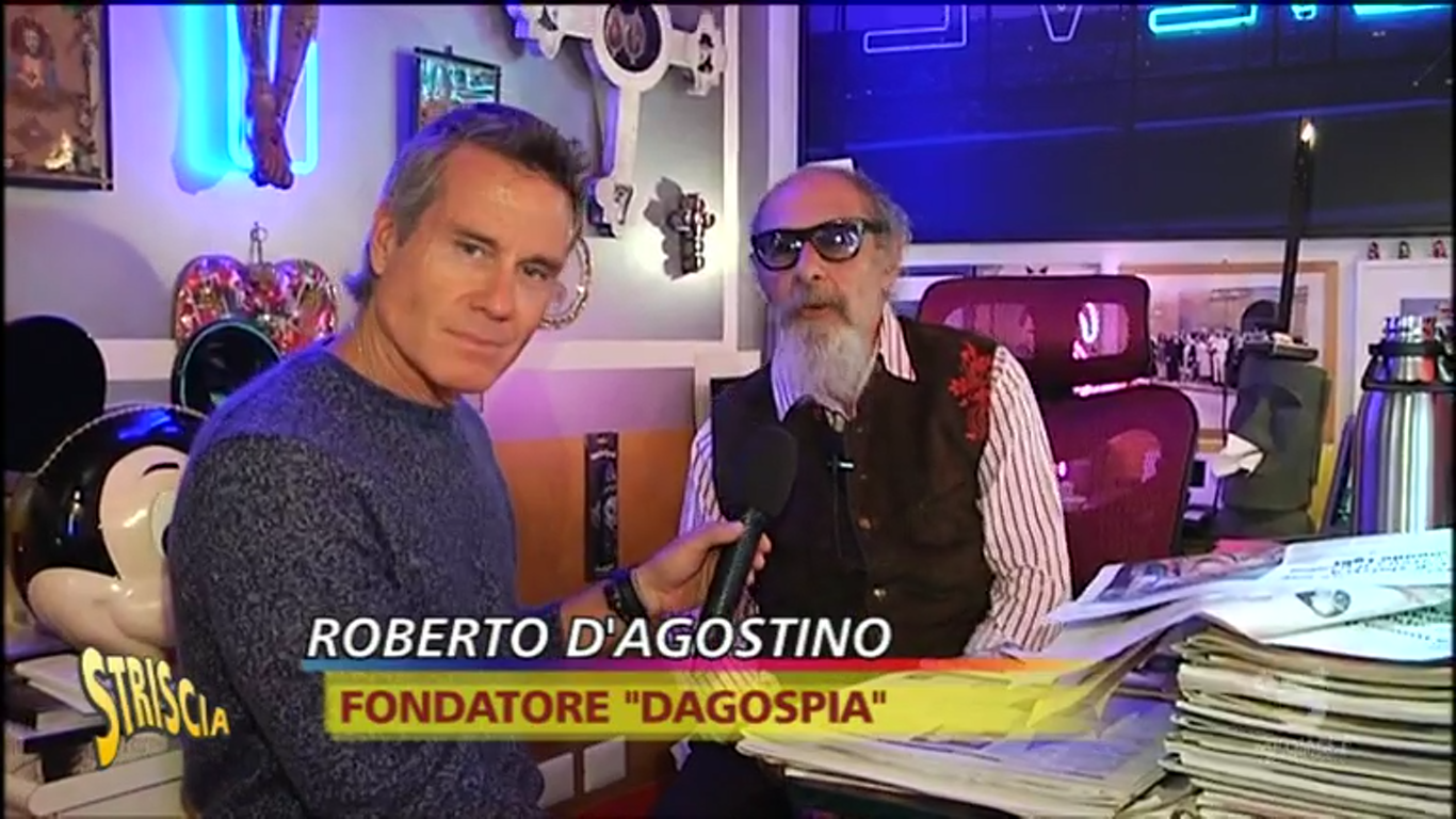 Sanremo 2019, Roberto D’Agostino a Striscia: “Il conflitto d’interessi c’è! Festival appaltato a estranei dal 2000”