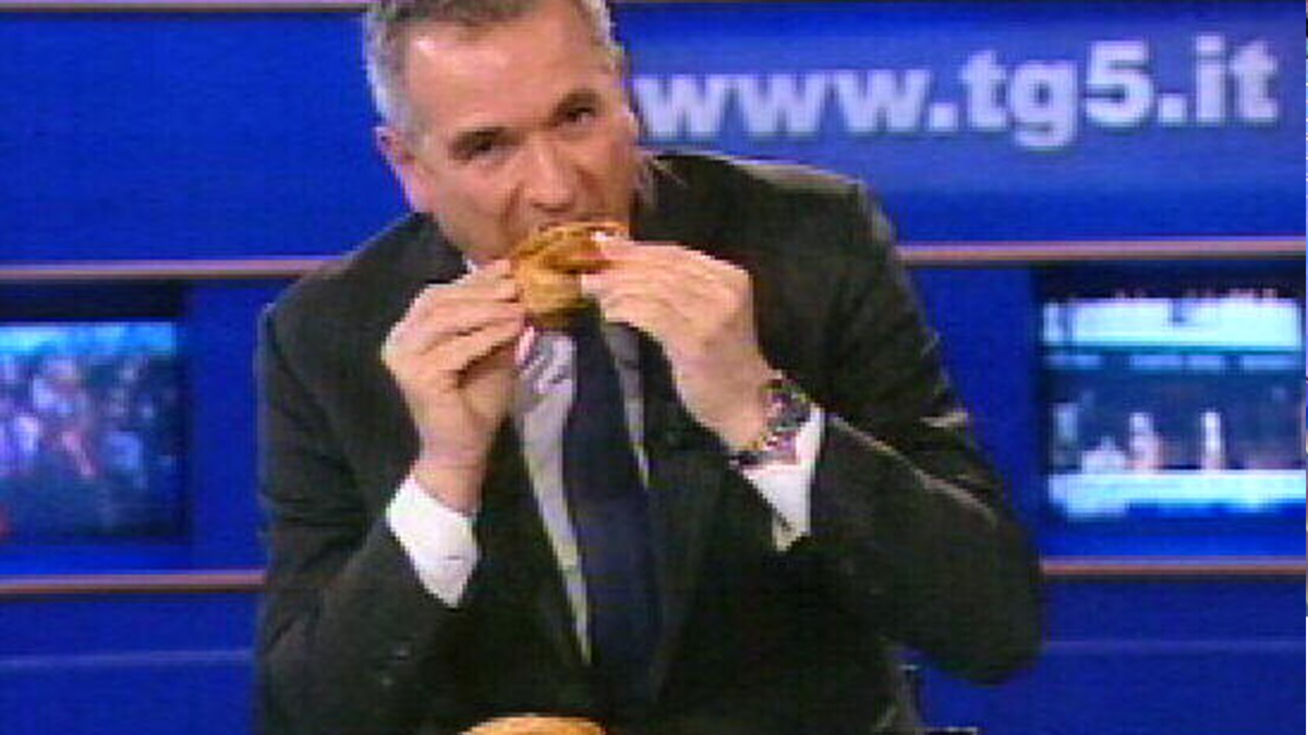 E’ successo in TV – 22 febbraio 2006: un pollo mangiato in diretta al telegiornale