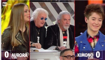 Sanremo Young: gaffe di Maurizio Vandelli, il cantante scambia la concorrente Kimono per un maschio