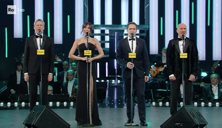 Sanremo 2019, omaggio al Quartetto Cetra con Claudio Santamaria