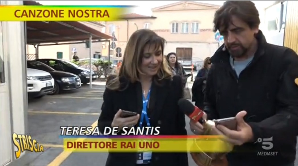 Sanremo 2019, Teresa De Santis ringrazia Striscia per i Tapiri (e l’attenzione)