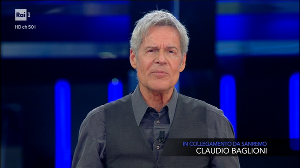 Claudio Baglioni a Che tempo che fa: “Il Festival viene tirato per la giacchetta, voglio dirottarlo all’armonia”