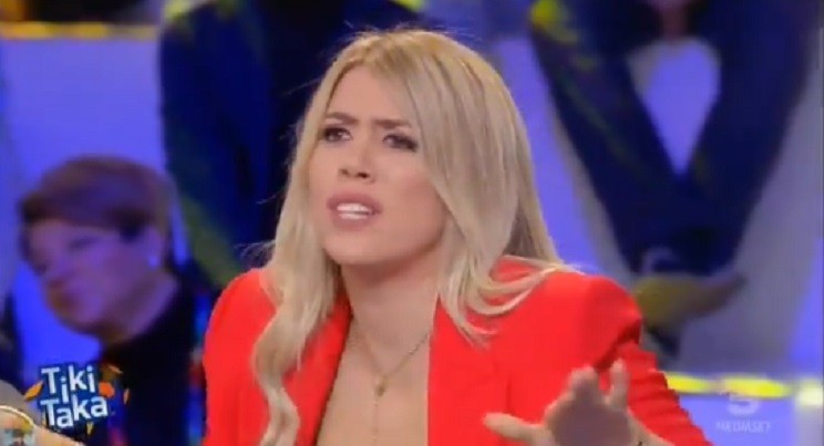 Tiki Taka, Wanda Nara litiga con Cassano: “Basta caz*ate” (Video)