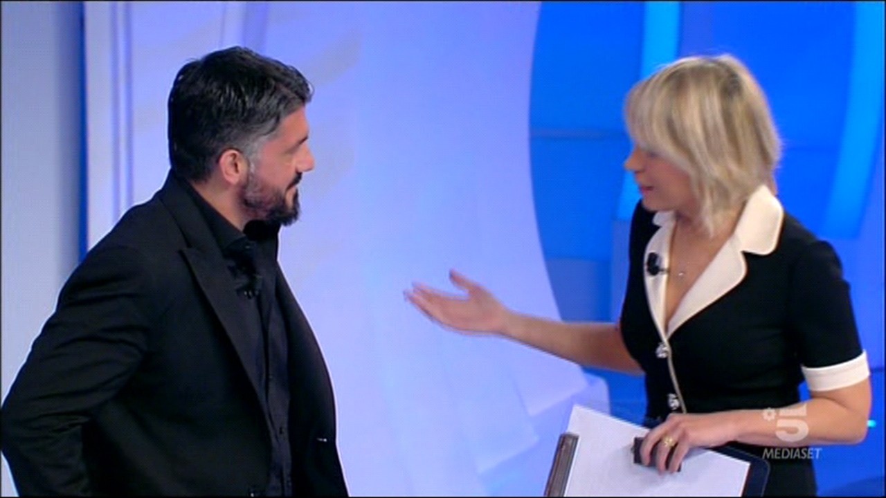 Gattuso a C’è Posta Per Te del 2 marzo 2019