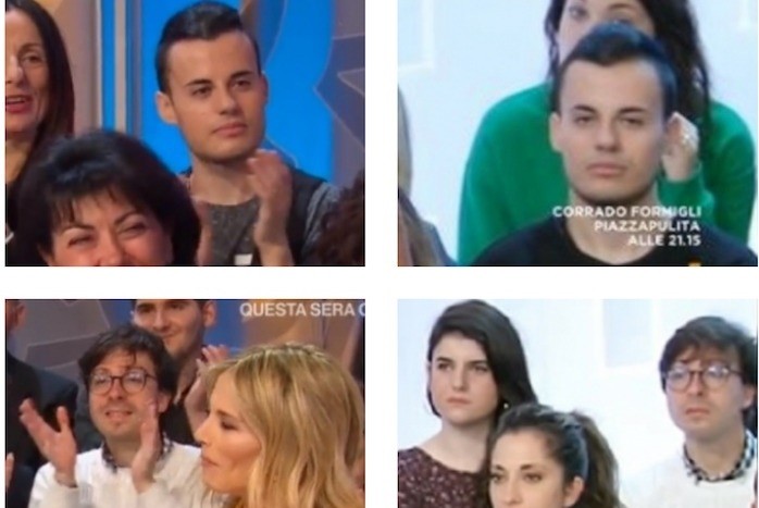 A L’aria che tira lo stesso pubblico de La vita in diretta. I talk si passano pure i figuranti