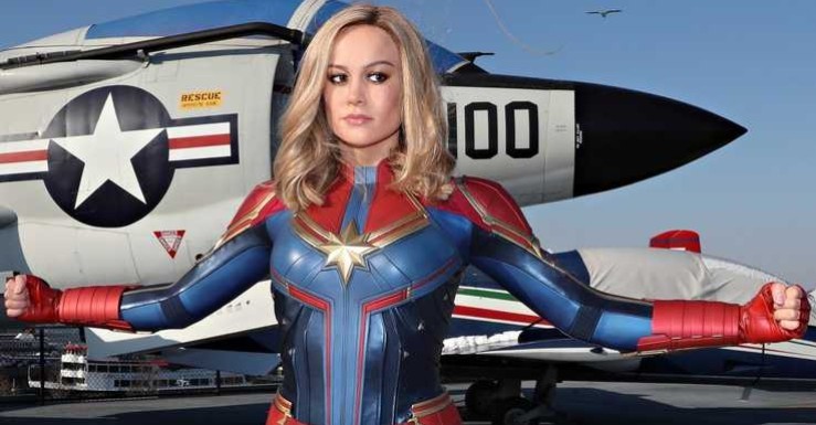 Captain Marvel: svelata la statua del museo Madame Tussauds di New York