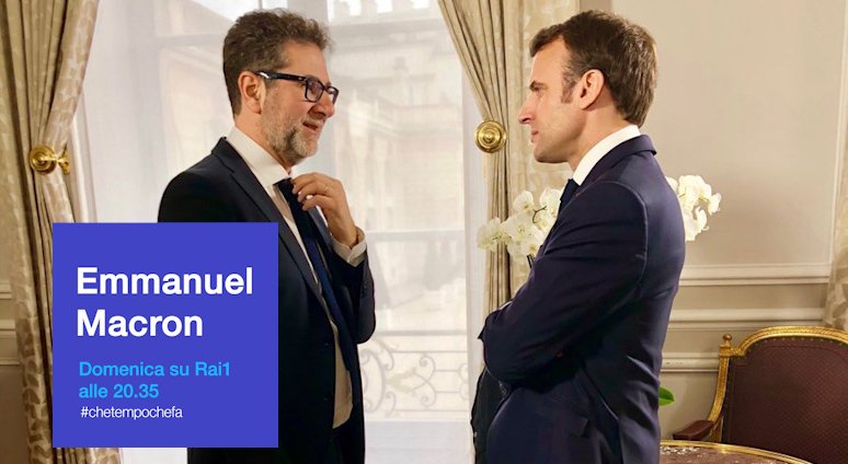 Che tempo che fa, puntata 3 marzo 2019: Emmanuel Macron tra gli ospiti