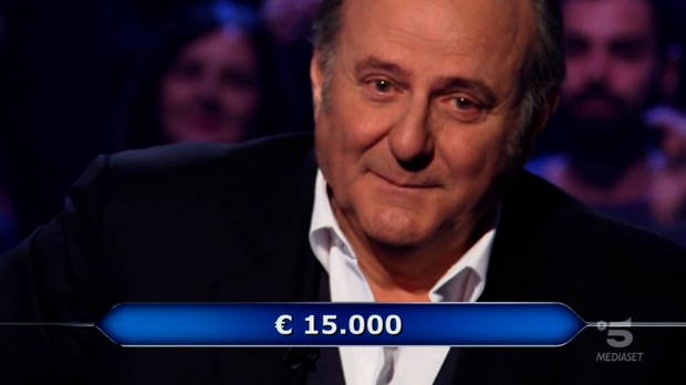 Chi vuol essere milionario?, Gerry Scotti in lacrime dopo aver aiutato un concorrente
