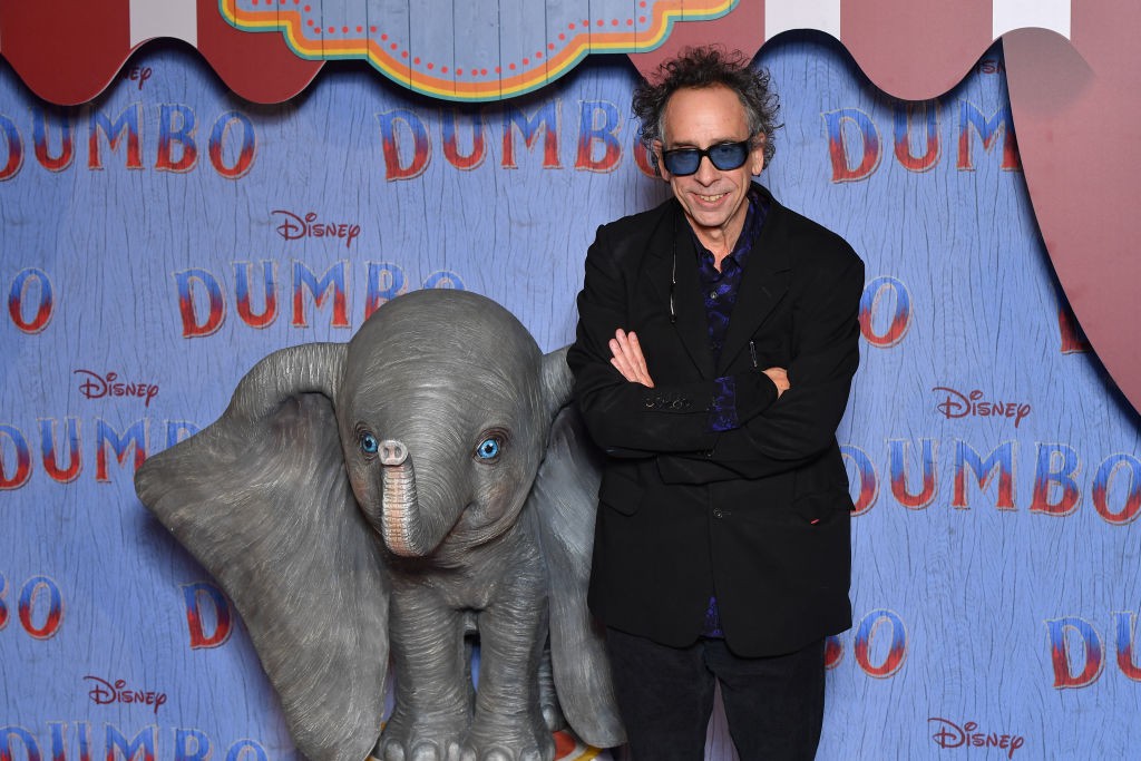 Tim Burton a Roma per presentare Dumbo: ‘Odio il circo, Bava, Fellini e Argento tra i miei maestri’