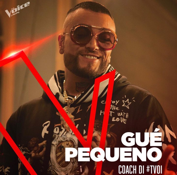 Guè Pequeno: “La cosa più bella di The Voice sarà Gigi D’Alessio”