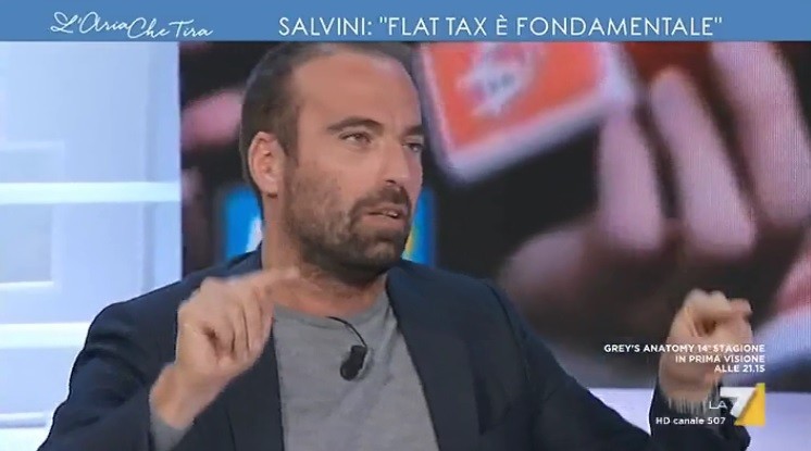 L’Aria che tira, Marattin chiede la Var su Salvini: “Racconta balle, fermi tutti” (Video)