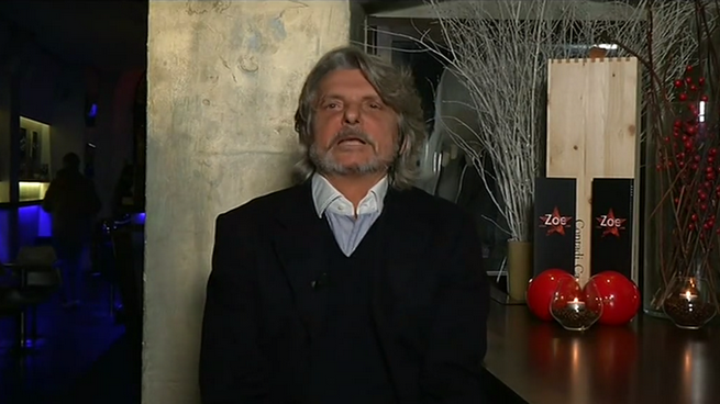 Domenica In, Mara Venier Presidente Onoraria della Sampdoria. Massimo Ferrero: “Ti aspettiamo a Genova”