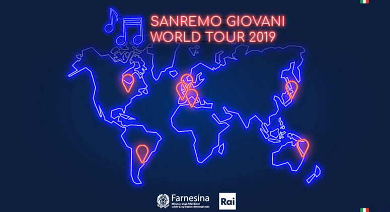 Sanremo Giovani World Tour 2019, tutte le date e città: Mahmood presente a Tunisi e Bruxelles