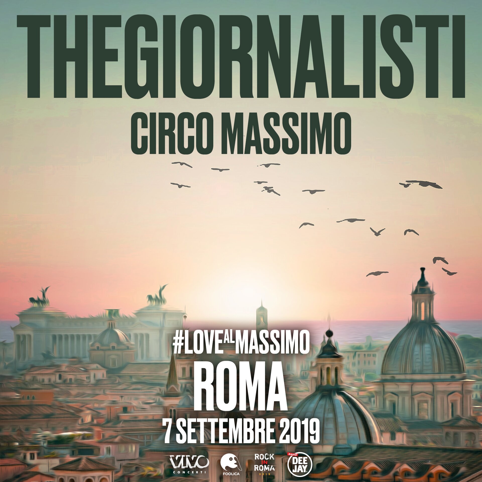 Thegiornalisti al Circo Massimo: sarà la prima band italiana