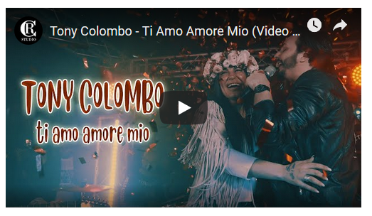 Tony Colombo, Ti amo amore mio: il video dedicato alla moglie Tina Rispoli