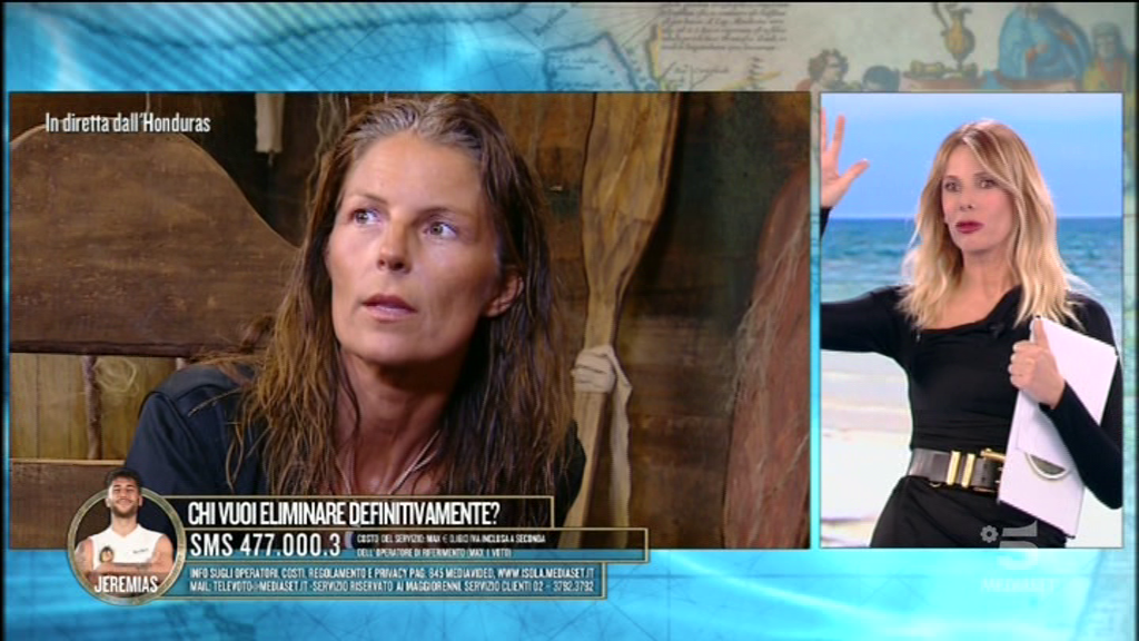 Isola dei Famosi 2019, gaffe di Alessia Marcuzzi che spoilera l’Isola che non c’è a Marina La Rosa