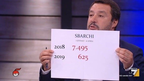 Di Martedì, duello Floris-Salvini: “Il pubblico la ama, ma proverò a fargli venire dubbi”