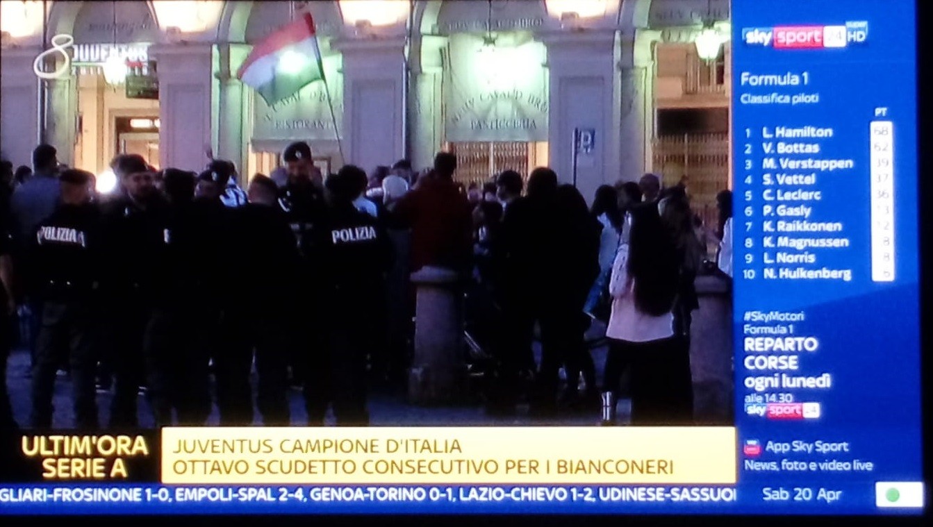 La Juve vince lo scudetto, ma Sky è senza immagini. Beffa di Pasqua per la pay-tv