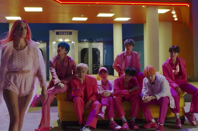 BTS feat. Halsey, Boy with luv: record con oltre 78 milioni di visualizzazioni su YouTube in 24 ore