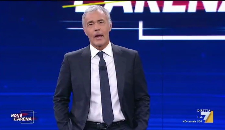 Gaffe di Giletti: “Benvenuti a L’Arena”. E sul futuro: “A giugno vediamo”