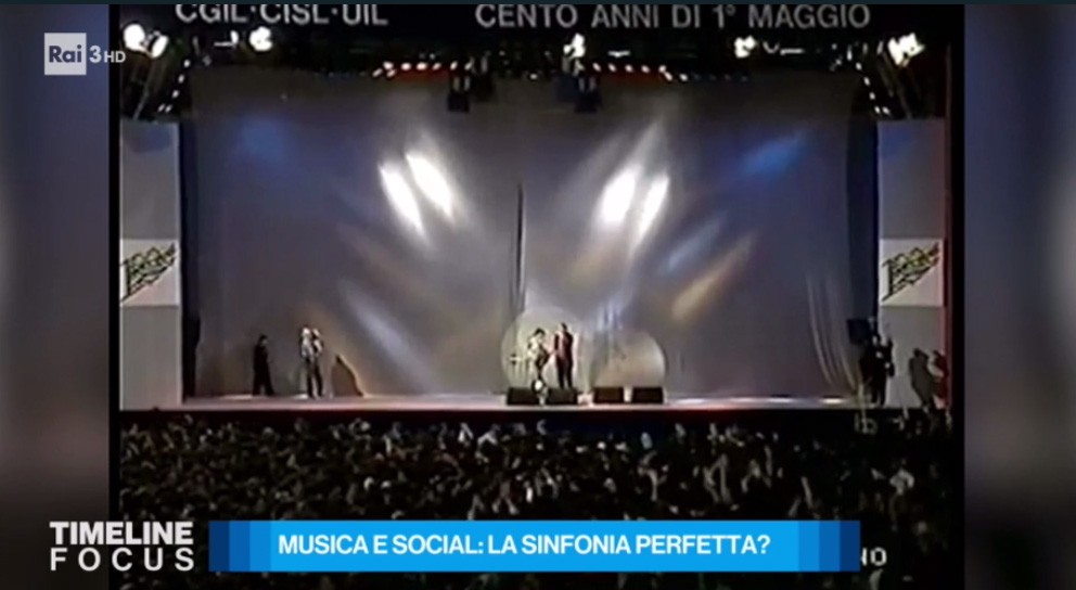 Primo Maggio 1990, Carlo Massarini conduce il primo Concertone in tv