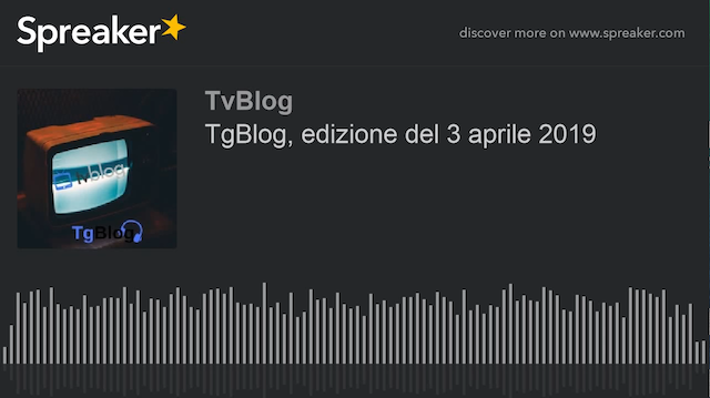TgBlog, edizione del 3 aprile 2019