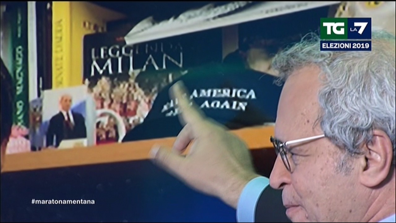 Mentana commenta e analizza il tweet di Salvini