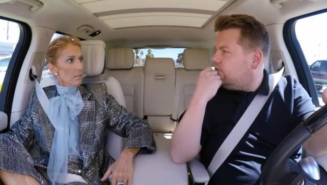 Celine Dion canta Baby Shark nel suo Carpool Karaoke con James Corden