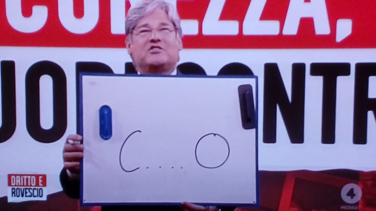 Dritto e rovescio, Katia Ricciarelli se la prende con Giuseppe Cruciani: “Che faccia di…”. Del Debbio completa la frase