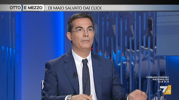 Otto e Mezzo, Floris al posto della Gruber: “Non ho sbagliato sedia…”