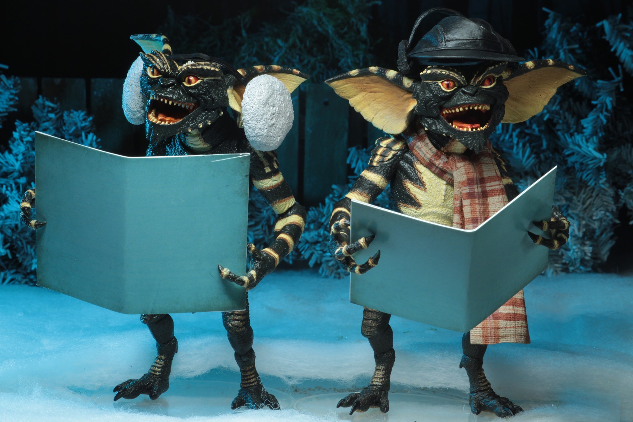 Gremlins: nuovo set di action figures ispirato alle scena dei canti natalizi