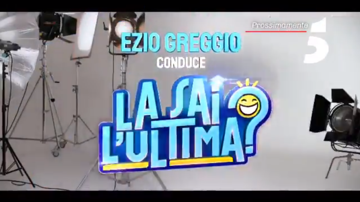 La sai l’ultima, il promo con Ezio Greggio (VIDEO)