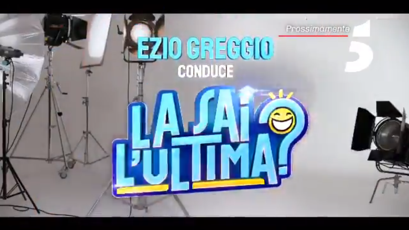La sai l’ultima, il promo con Ezio Greggio (VIDEO)