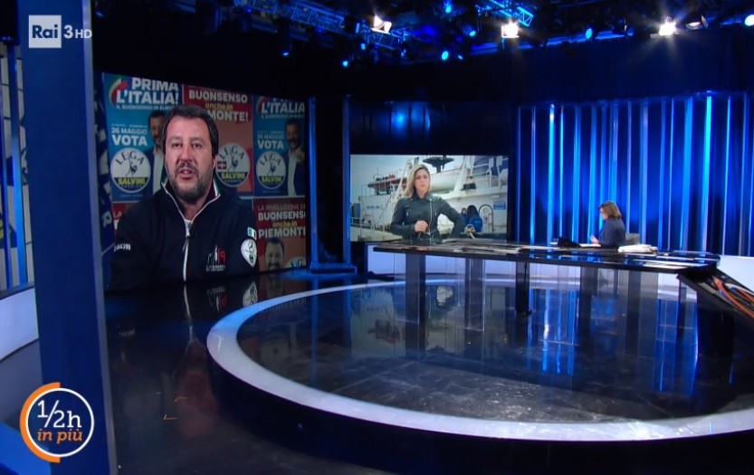 Mezz’ora in più, domenica prossima confronto Salvini-Zingaretti. Ma va avvisato il segretario Pd