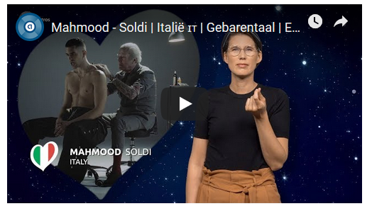 Mahmood, Soldi: ecco la versione della canzone per non udenti (video)
