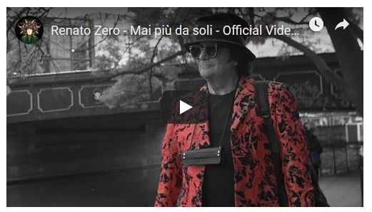 Renato Zero, Mai più da soli: testo e video ufficiale