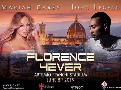 Mariah Carey: il concerto Florence4Ever con John Legend è stato cancellato (info rimborso biglietti)