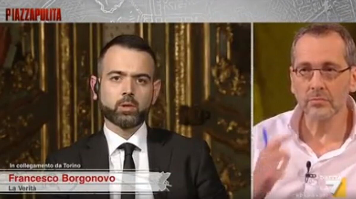 Piazzapulita, il pubblico applaude (ancora) contro i rom. Lite Formigli-Borgonovo